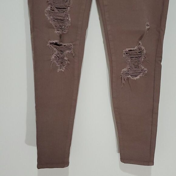 𝅺american Eagle light purple super stretch X 29x29 size 6 jeggings - Picture 3 of 8